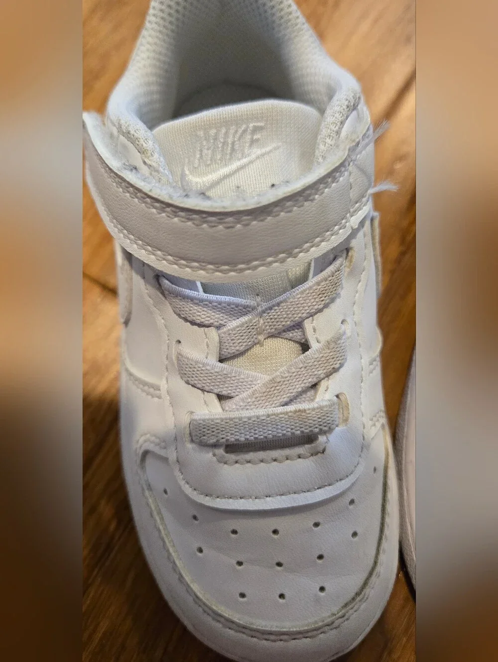 Nike Toddler Court Borough Sneaker In White Size 8c